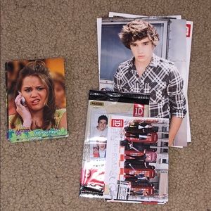 one direction and hannah montana trading cards